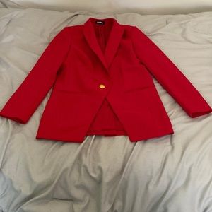 Express Red Blazer